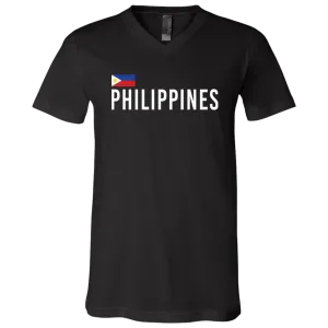 Team Philippines Unisex Jersey V-Neck T-Shirt