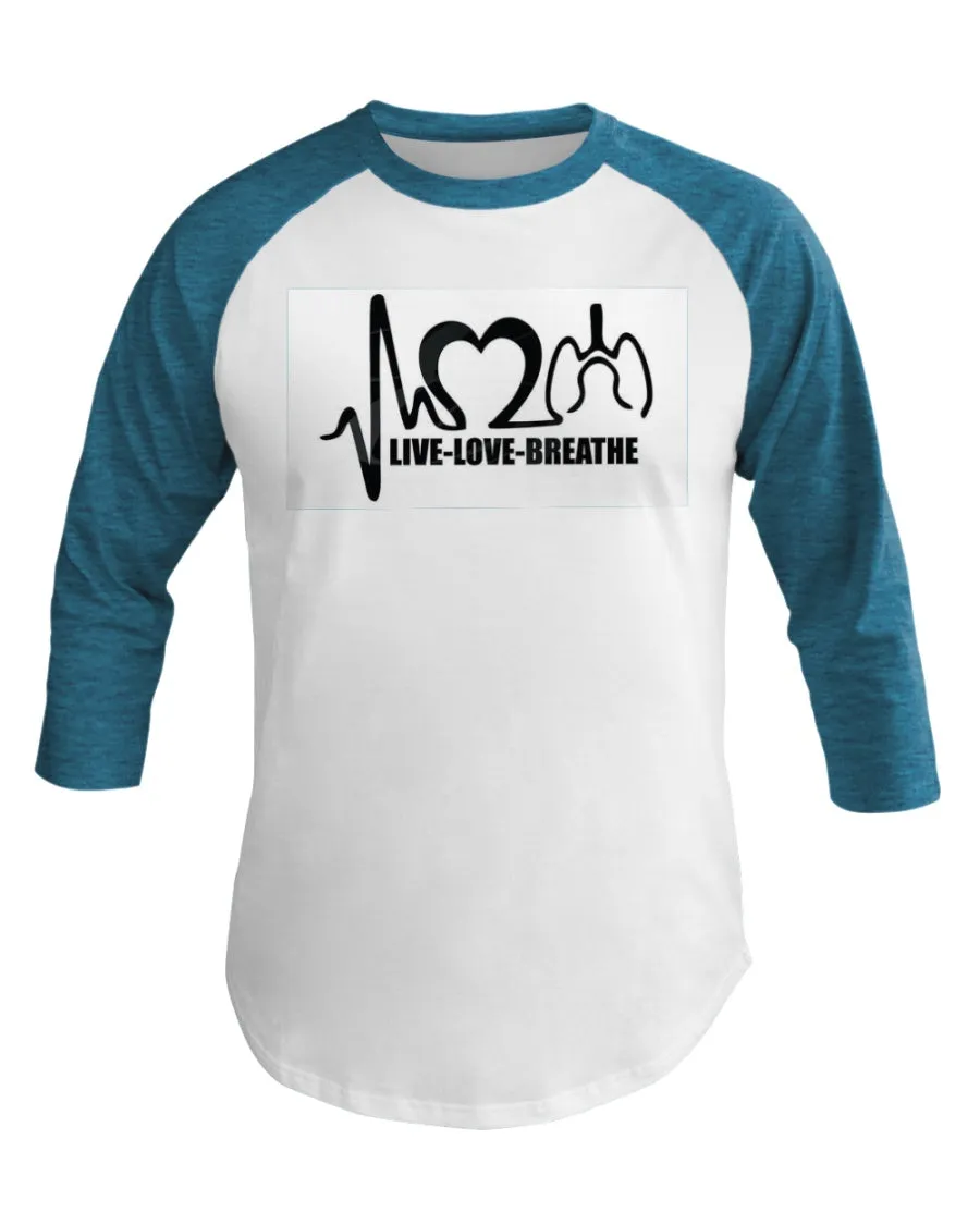 Team Respiratory 3/4 Sleeve Raglan Shirt