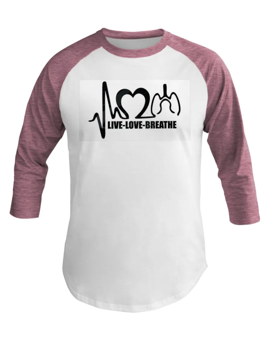 Team Respiratory 3/4 Sleeve Raglan Shirt