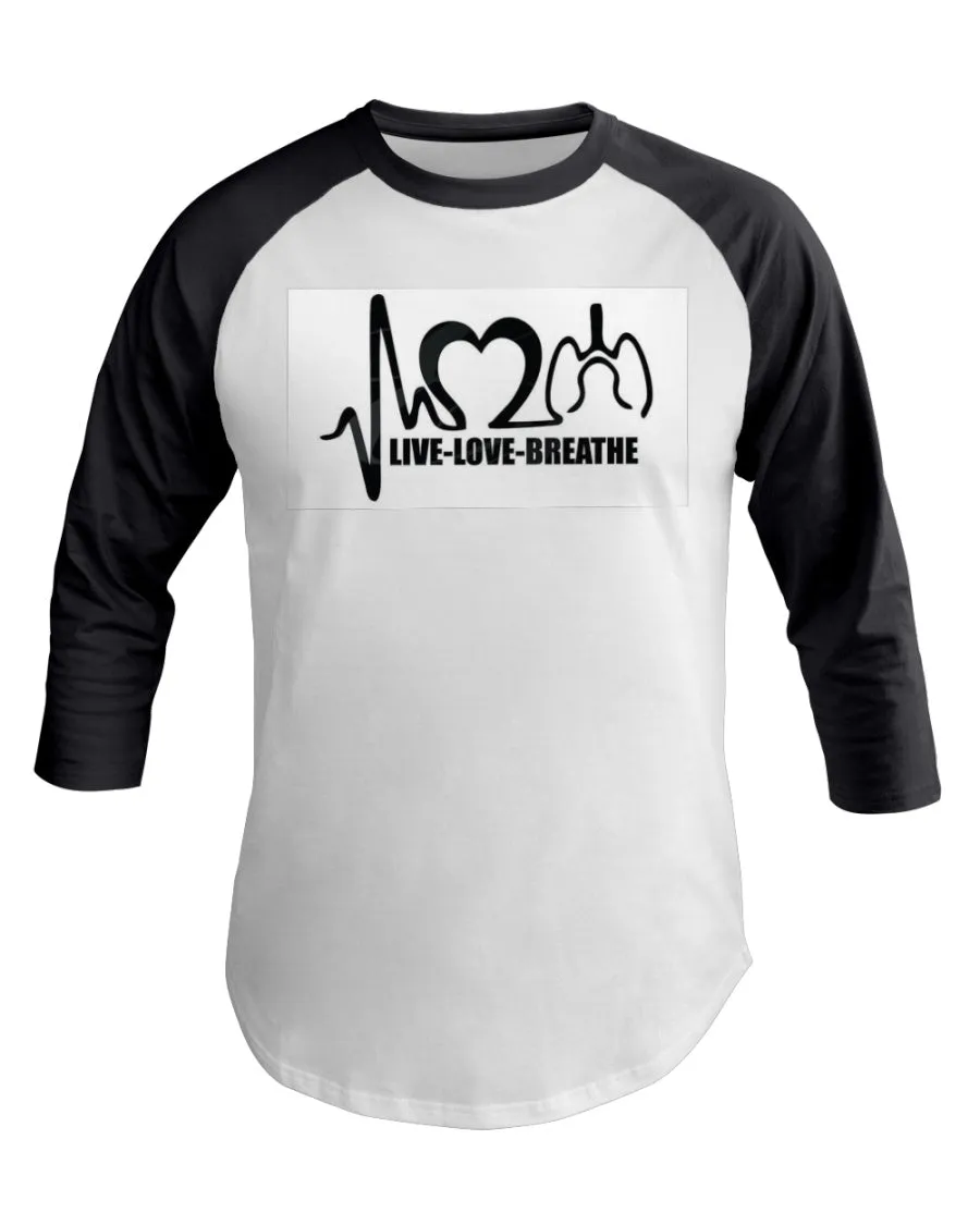 Team Respiratory 3/4 Sleeve Raglan Shirt