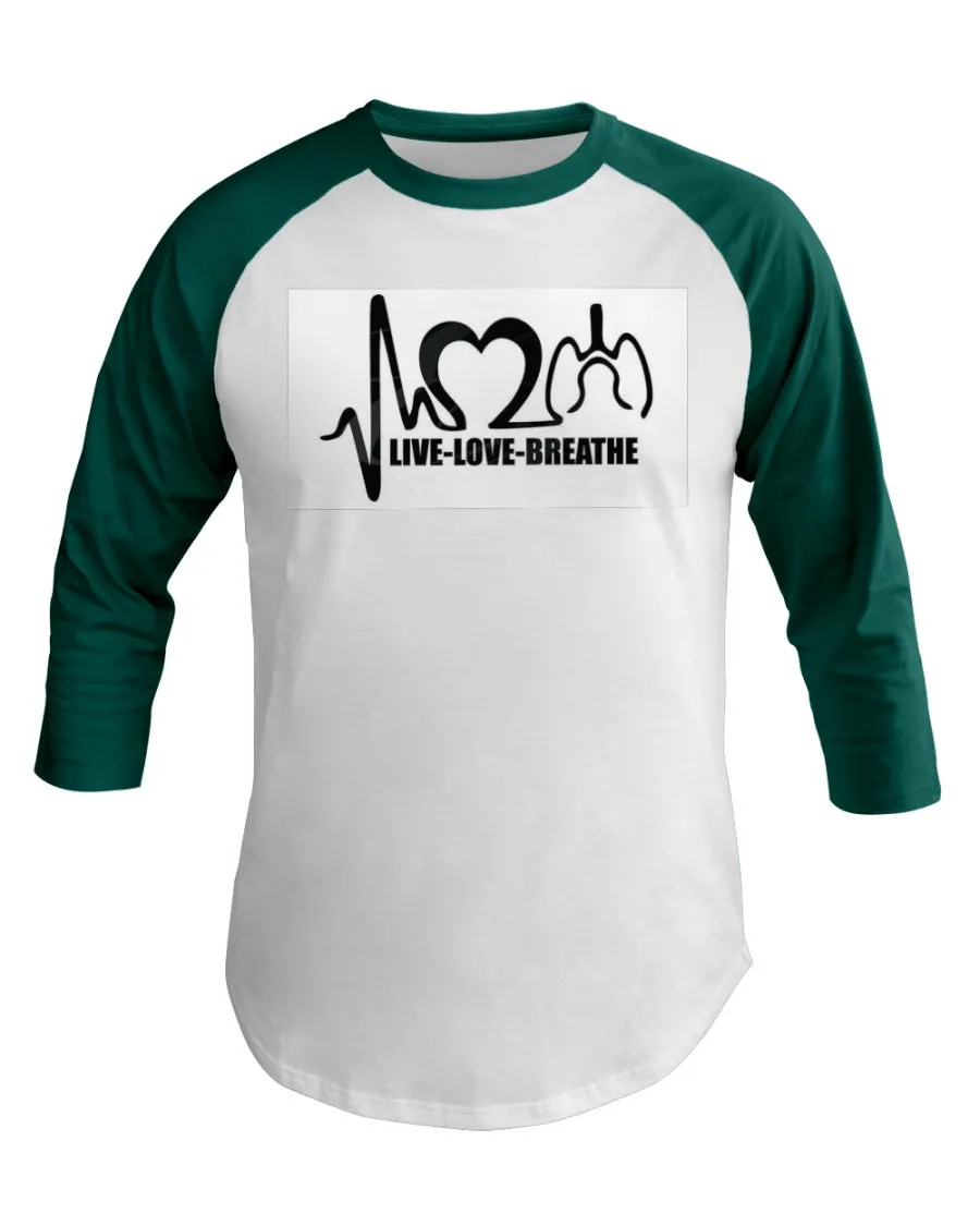 Team Respiratory 3/4 Sleeve Raglan Shirt