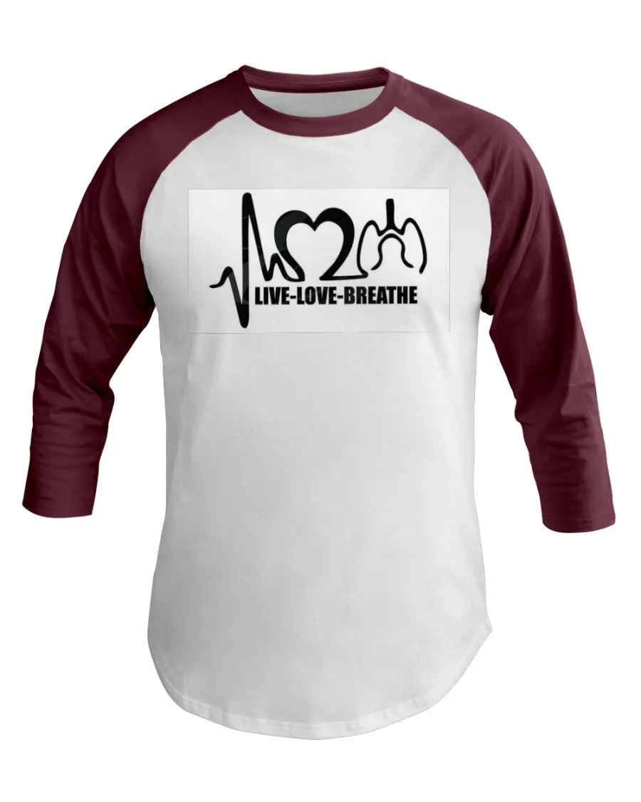 Team Respiratory 3/4 Sleeve Raglan Shirt