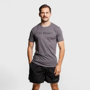 The Brave - Men's Signature T-Shirt - CHARCOAL MARLE
