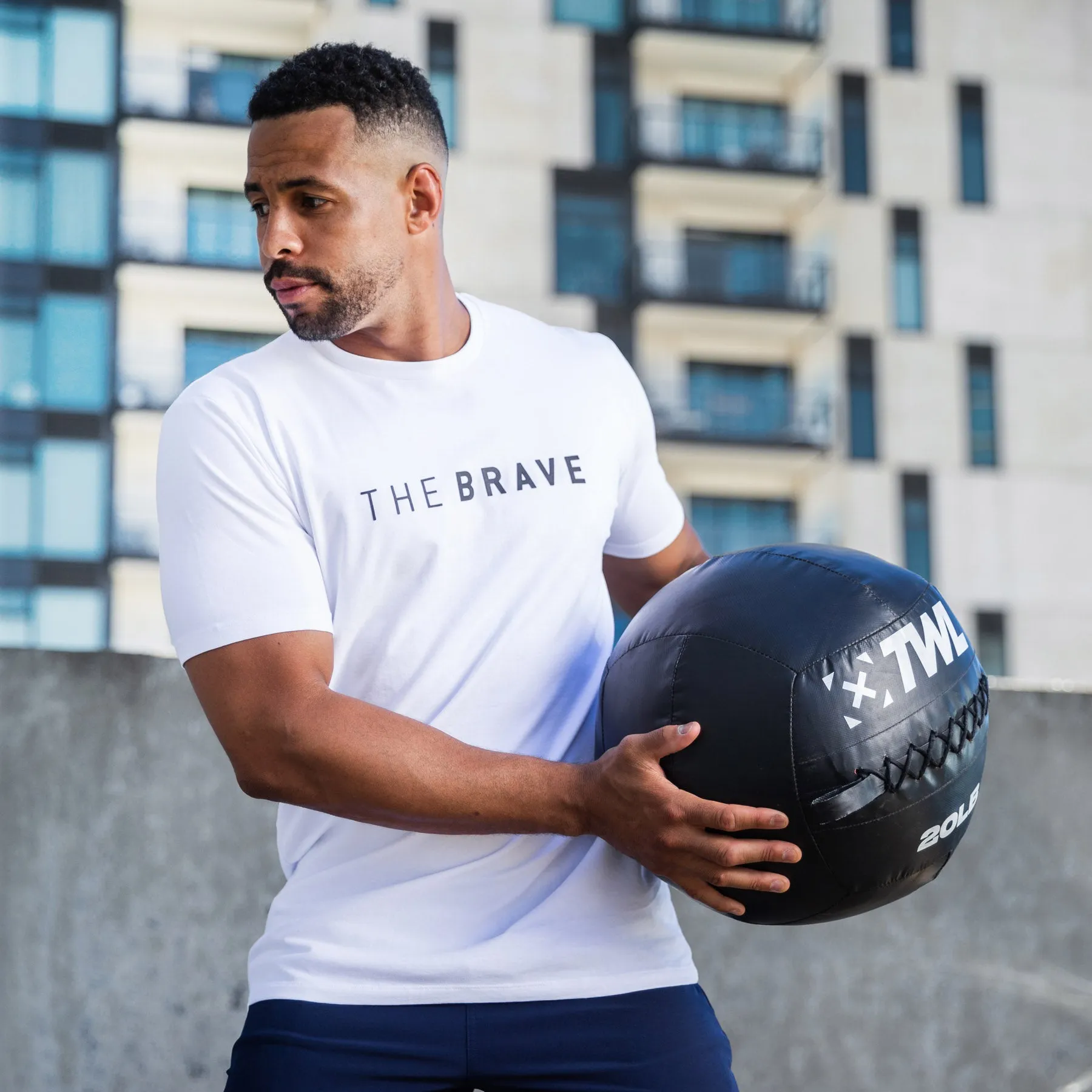 The Brave - Men's Signature T-Shirt - WHITE