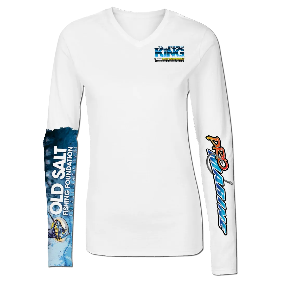 The KING - Fall 2019 Ladies Performance - Long Sleeve - Fishing Tournament T-Shirt