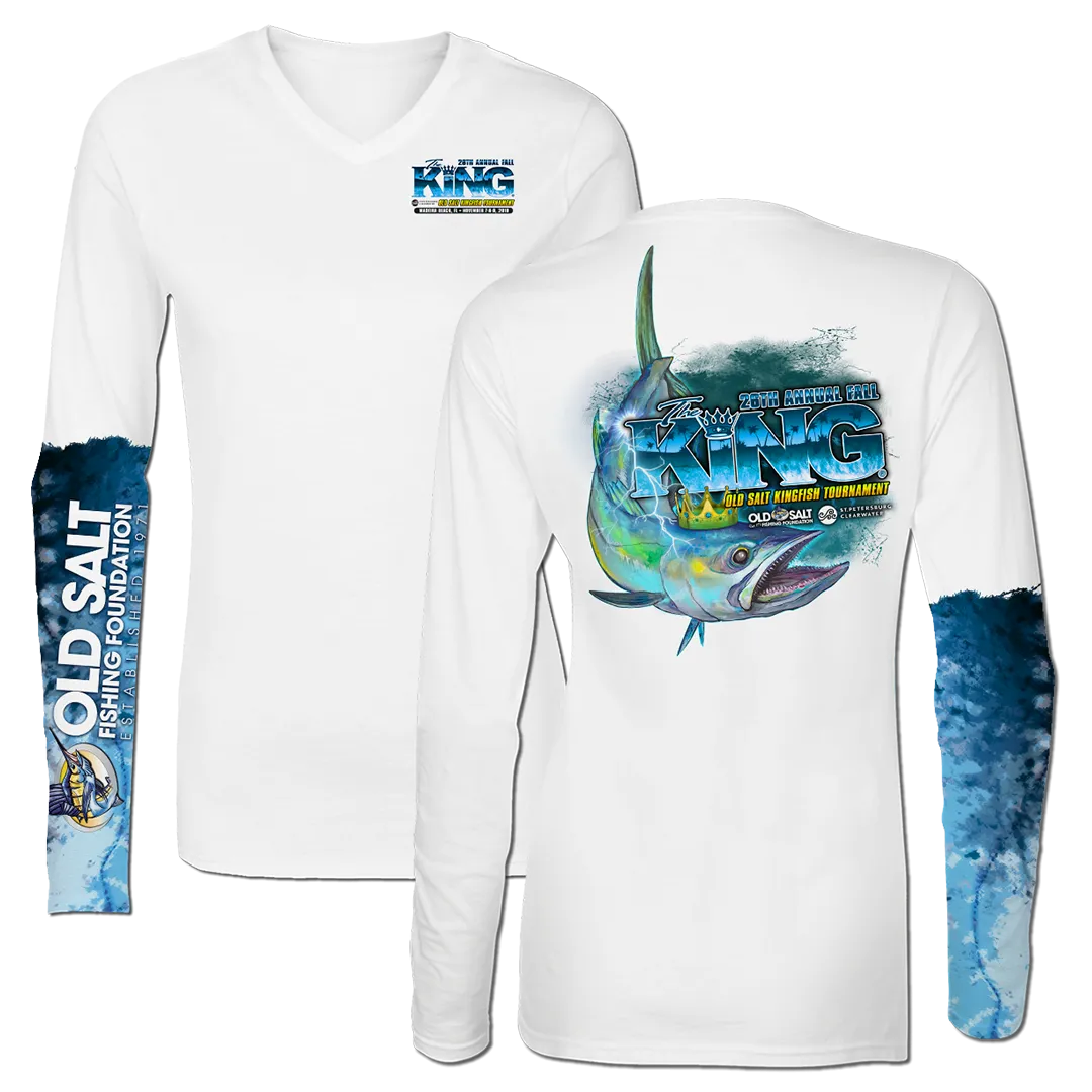 The KING - Fall 2019 Ladies Performance - Long Sleeve - Fishing Tournament T-Shirt