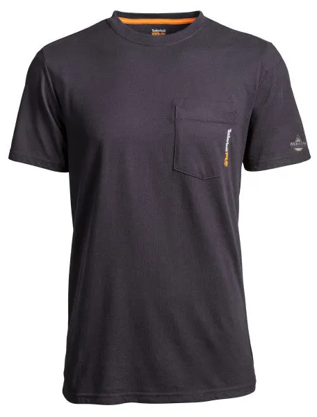Timberland Pro Men's Base Plate Blended Short Sleeve T-Shirt - Navy - TB0A1HNS434