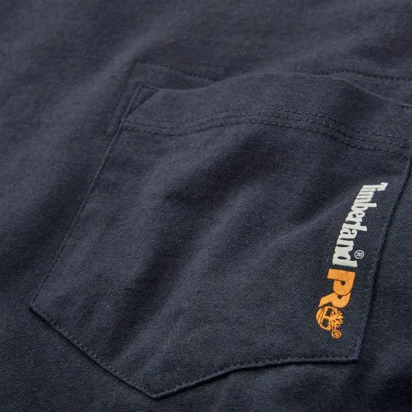 Timberland Pro Men's Base Plate Blended Short Sleeve T-Shirt - Navy - TB0A1HNS434