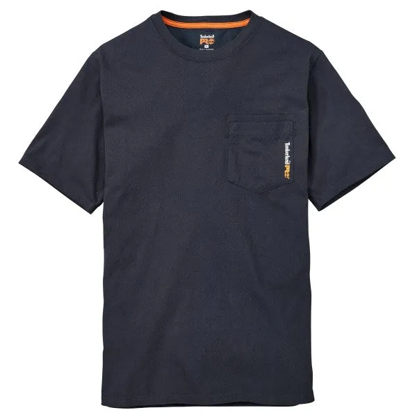 Timberland Pro Men's Base Plate Blended Short Sleeve T-Shirt - Navy - TB0A1HNS434