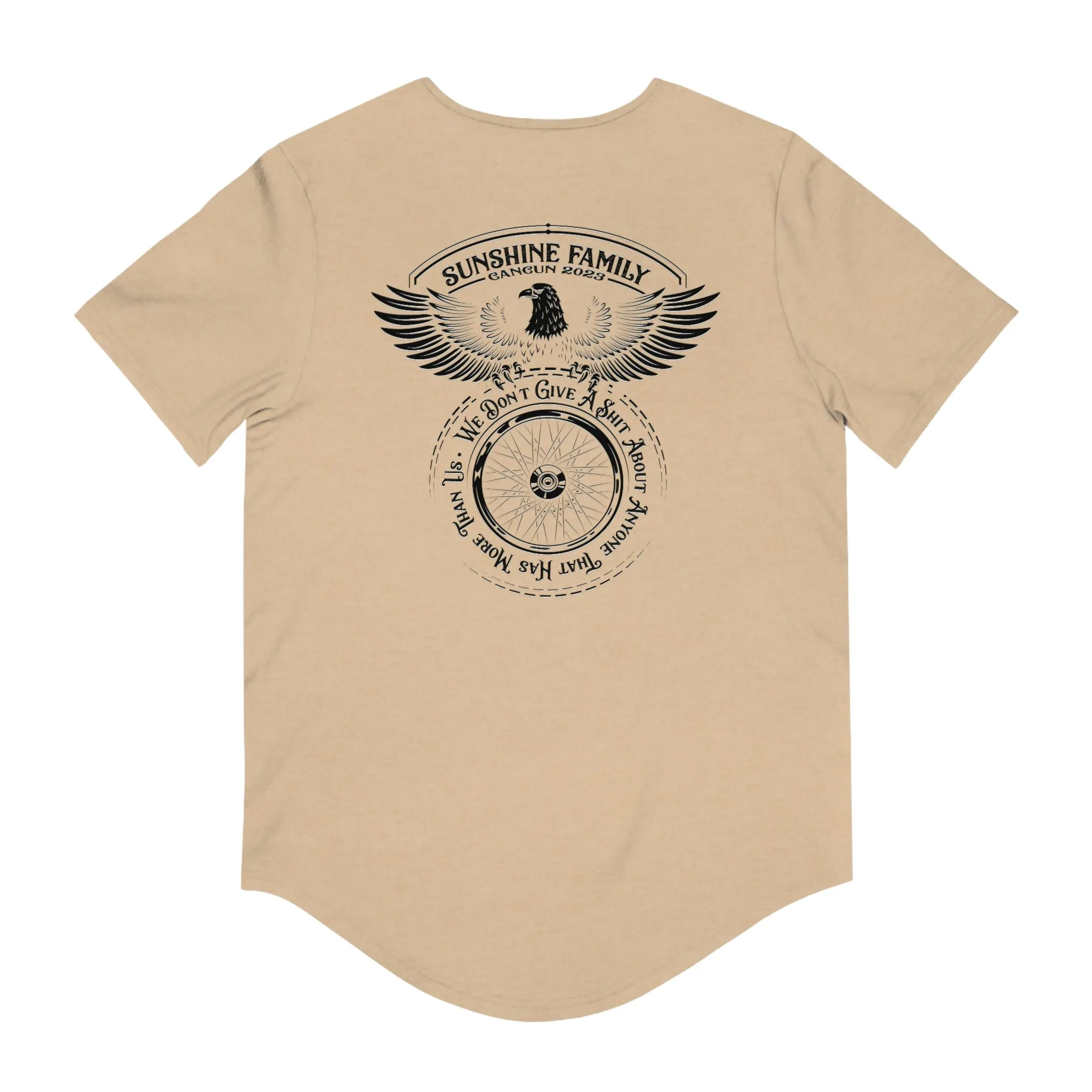 Tribute T - Men's Jersey Curved Hem Tee - Sunshine Family