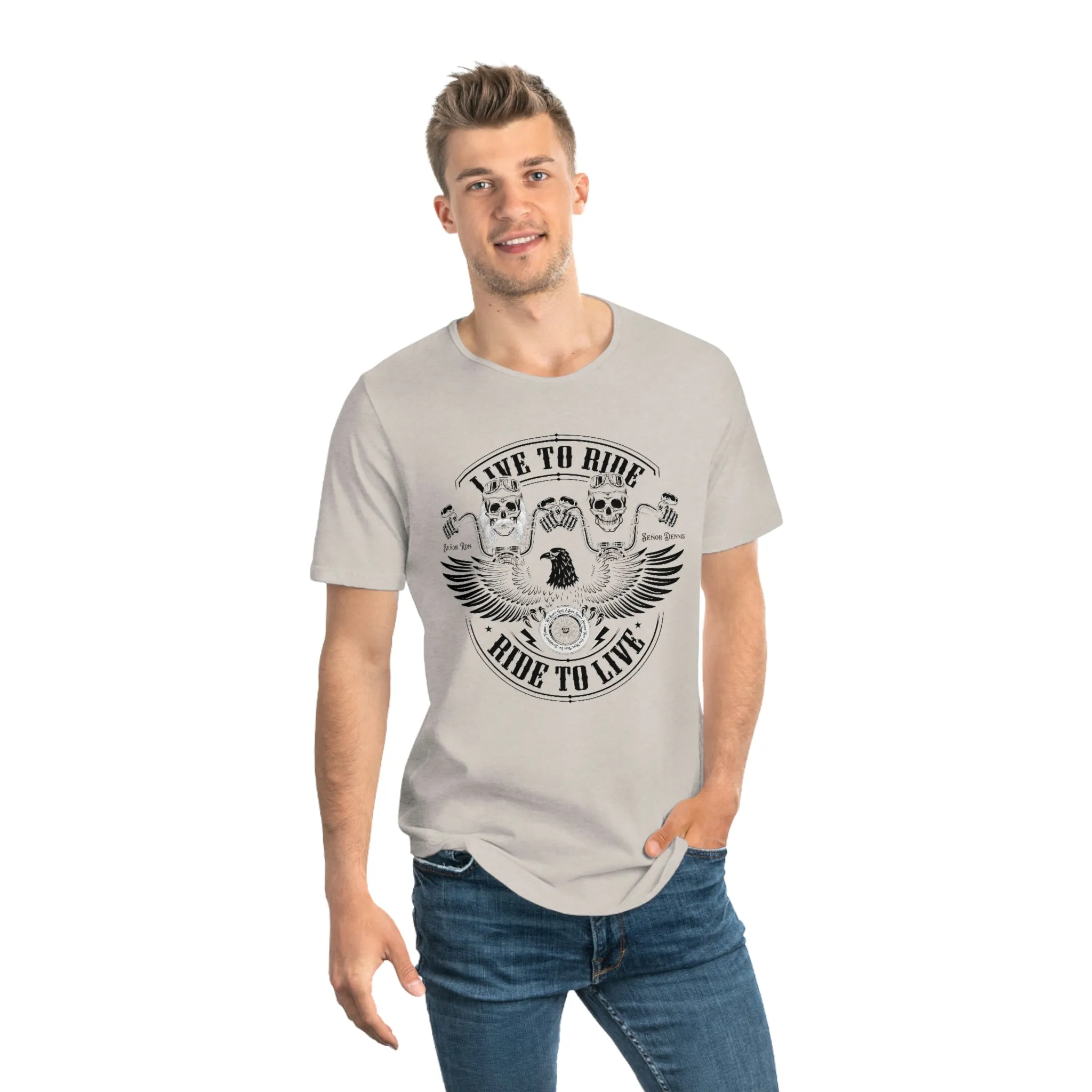 Tribute T - Men's Jersey Curved Hem Tee - Sunshine Family
