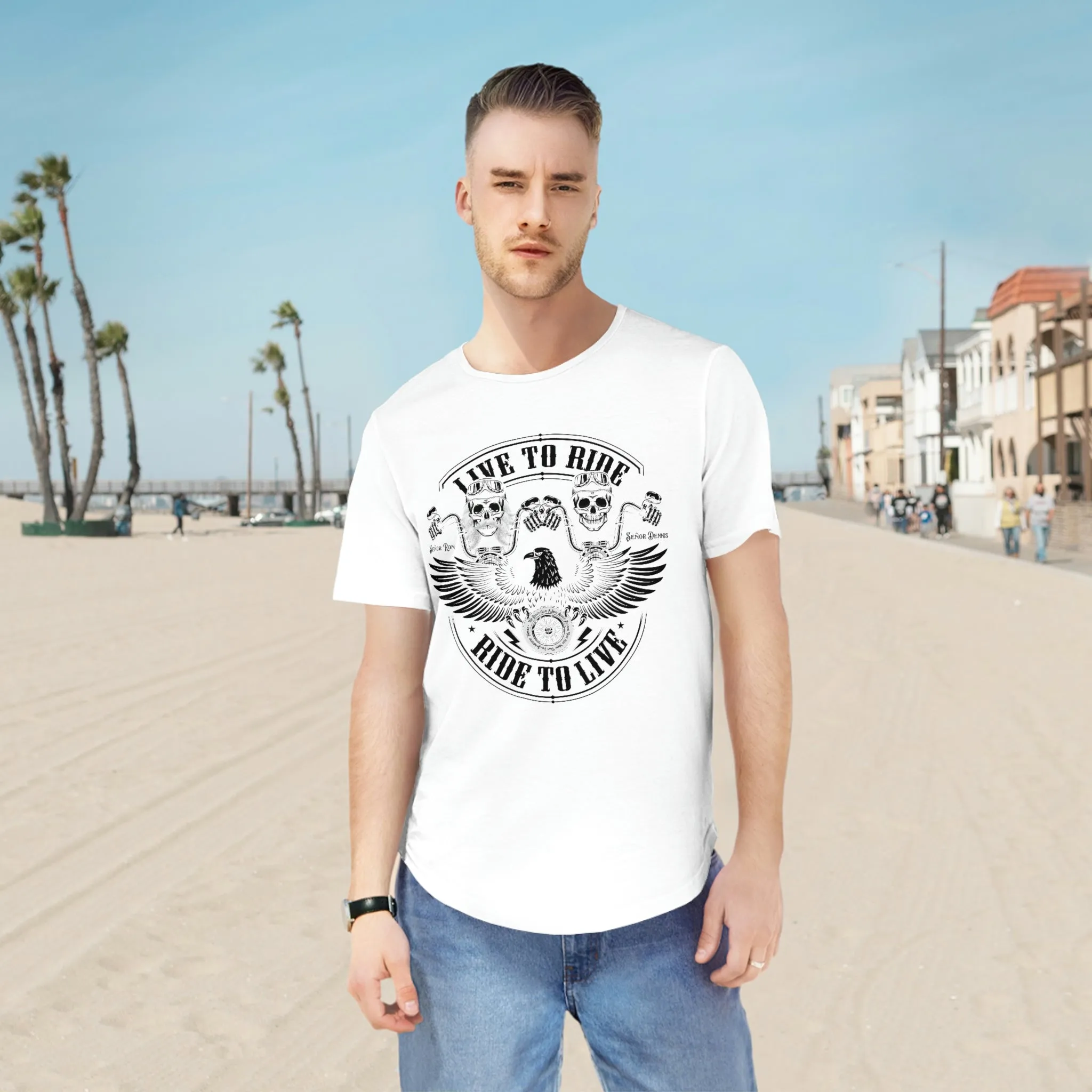 Tribute T - Men's Jersey Curved Hem Tee - Sunshine Family