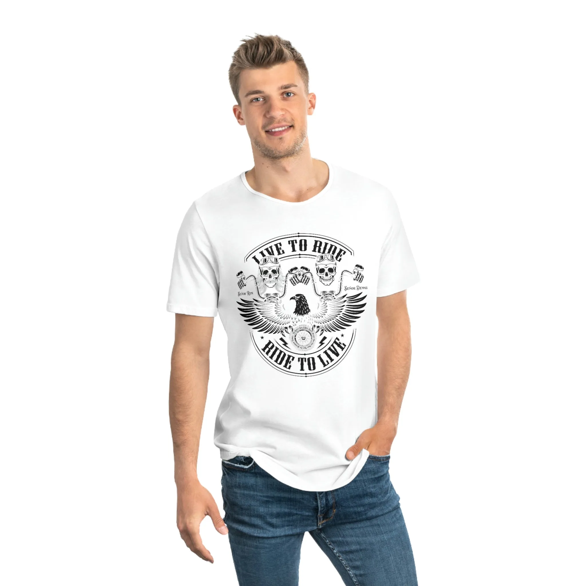 Tribute T - Men's Jersey Curved Hem Tee - Sunshine Family