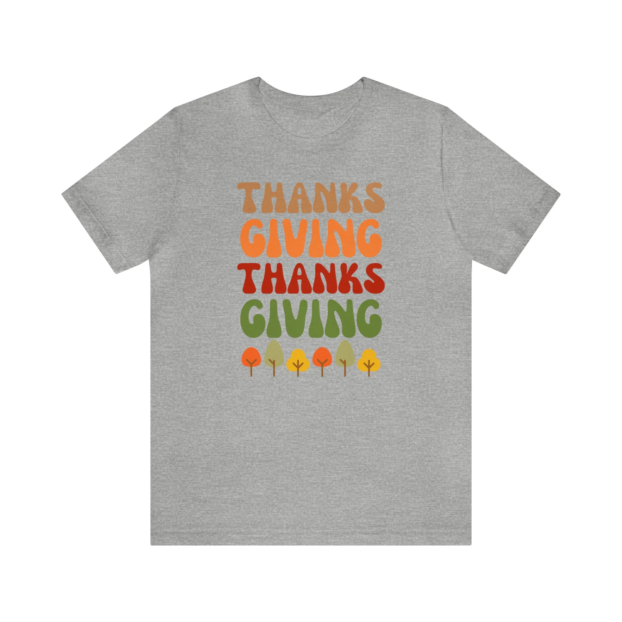 TShirt Thanks Giving Fall Thanksgiving Shirt Happy Thanksgiving Short Sleeve T Shirt Gift
