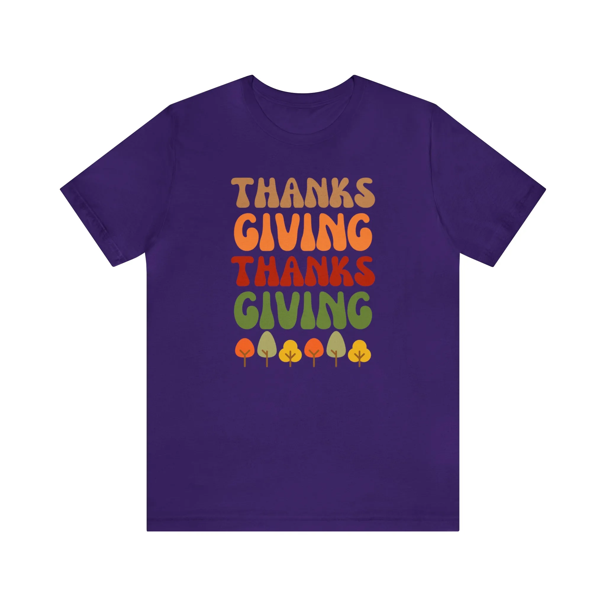 TShirt Thanks Giving Fall Thanksgiving Shirt Happy Thanksgiving Short Sleeve T Shirt Gift