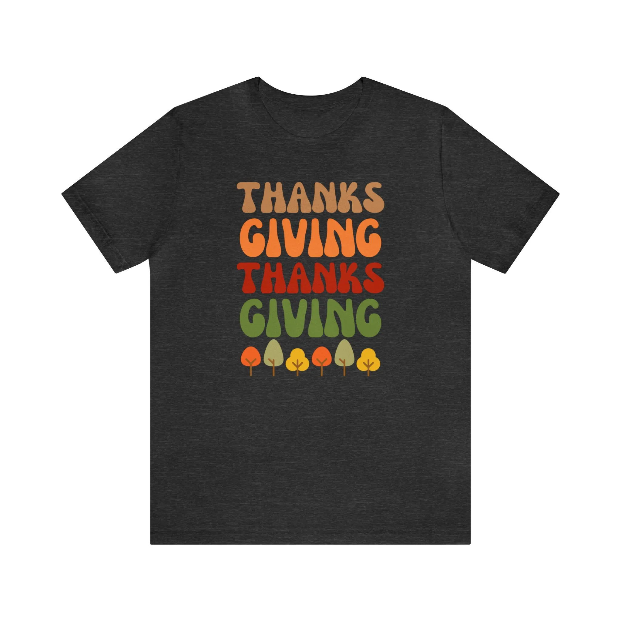 TShirt Thanks Giving Fall Thanksgiving Shirt Happy Thanksgiving Short Sleeve T Shirt Gift
