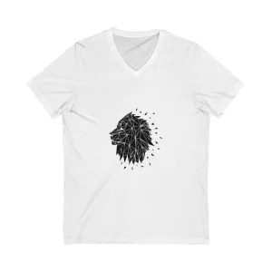 TwentyFiveForty Logo Tee - Unisex Jersey Short Sleeve V-Neck