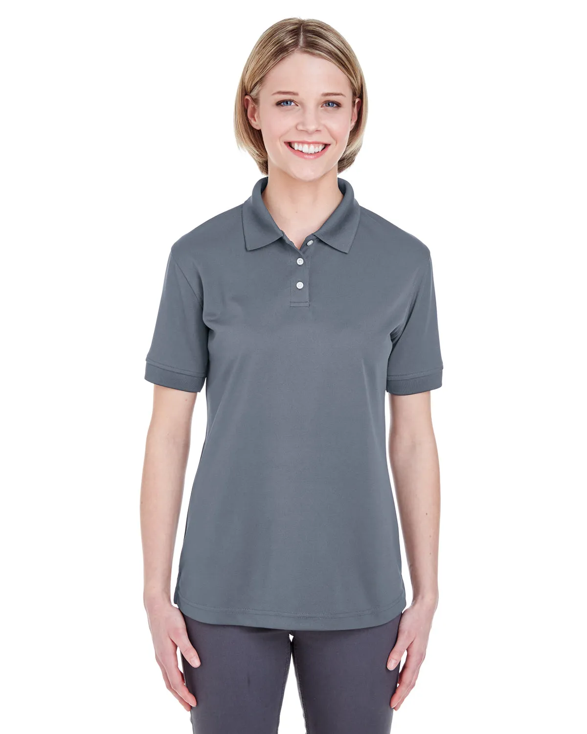 U8315L UltraClub Ladies' Platinum Performance Piqué Polo with TempControl Technology