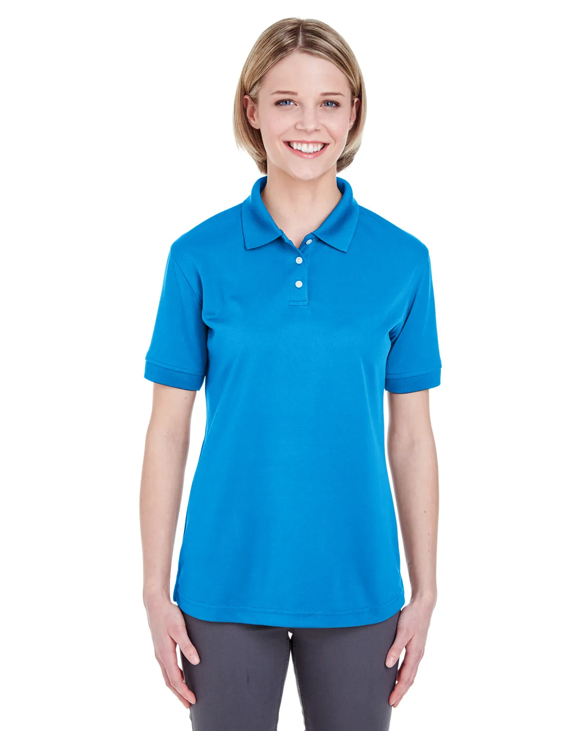 U8315L UltraClub Ladies' Platinum Performance Piqué Polo with TempControl Technology