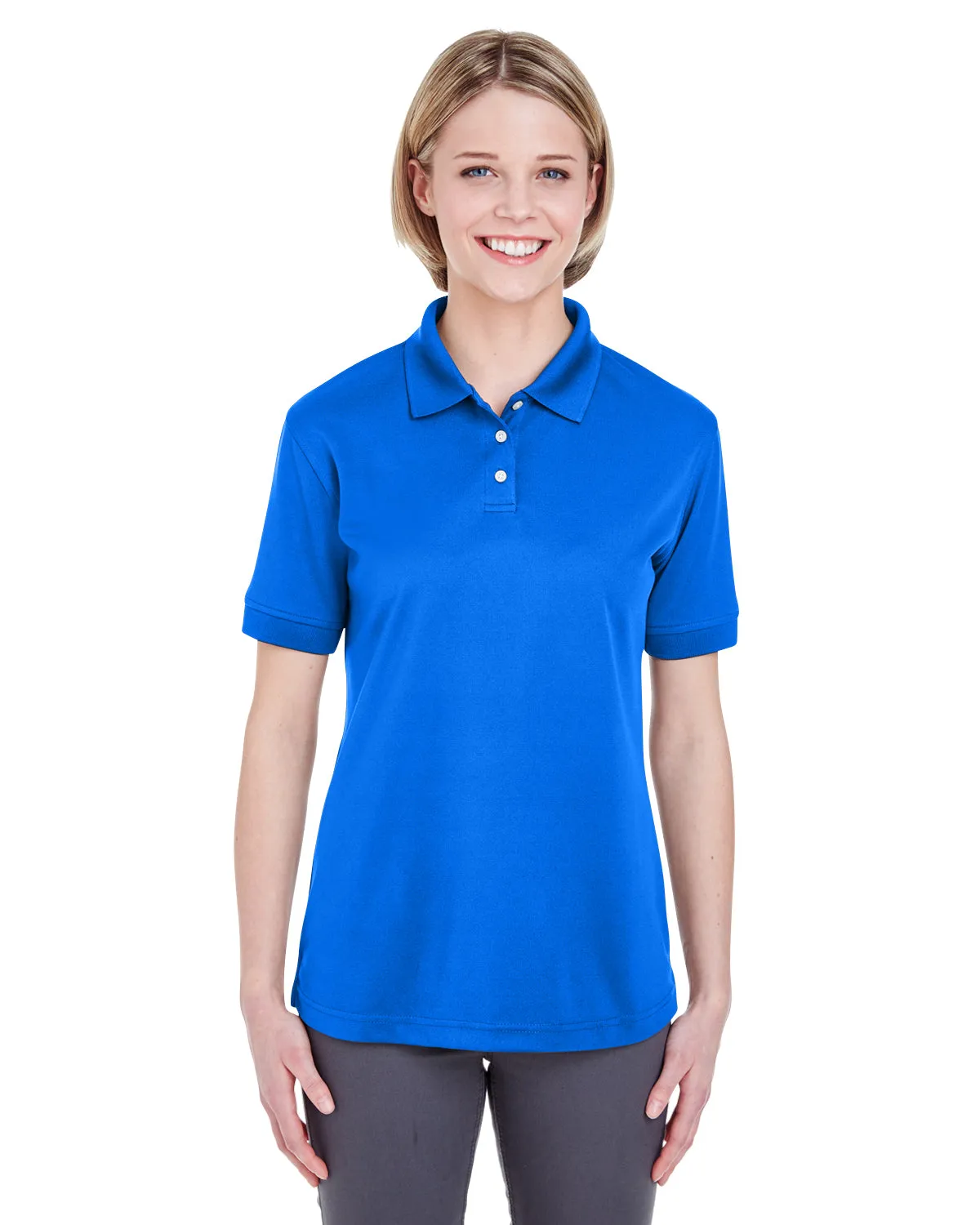 U8315L UltraClub Ladies' Platinum Performance Piqué Polo with TempControl Technology