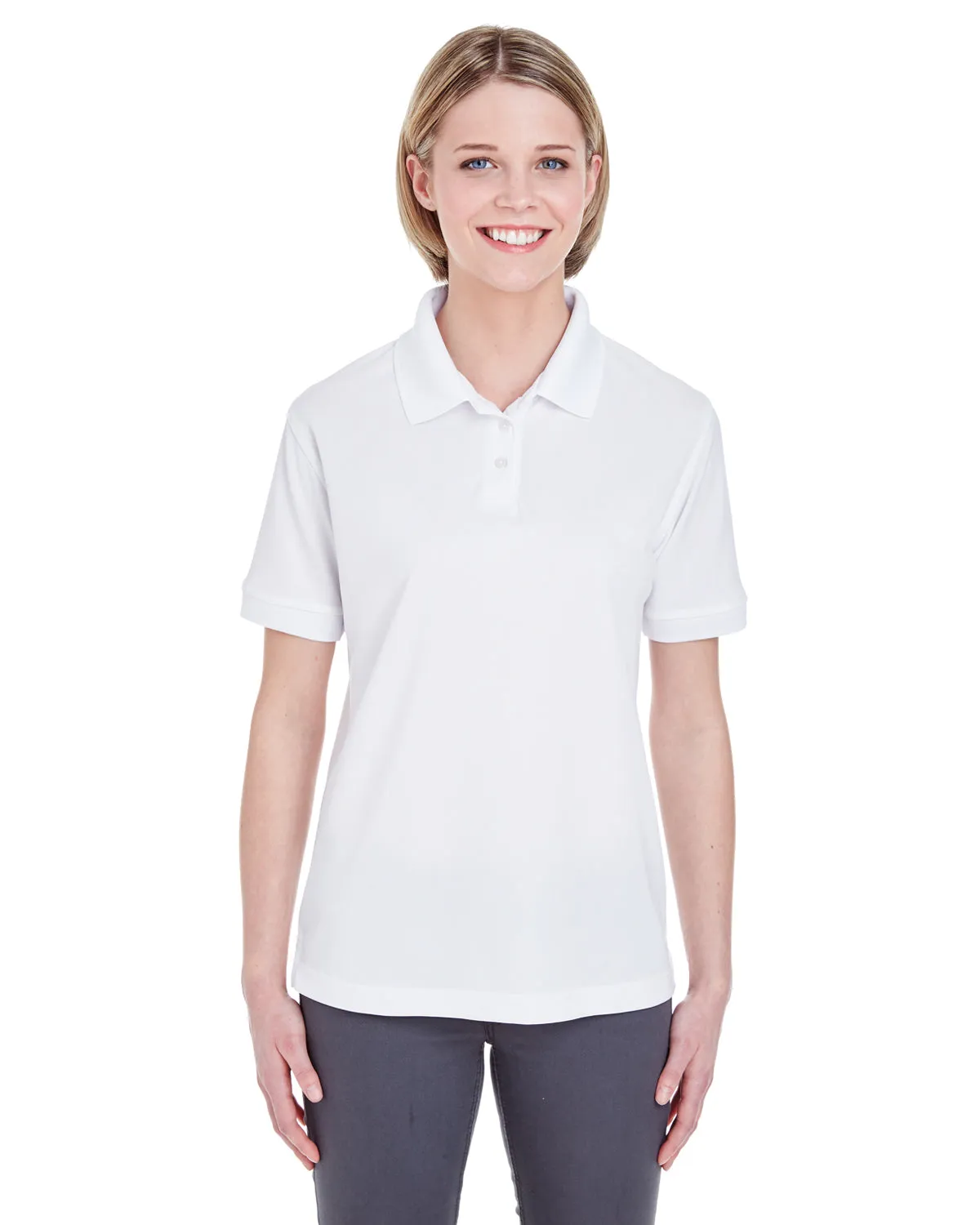 U8315L UltraClub Ladies' Platinum Performance Piqué Polo with TempControl Technology