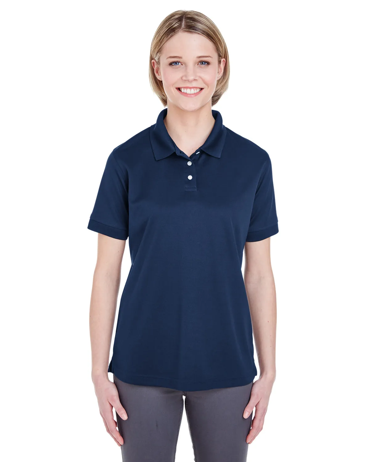 U8315L UltraClub Ladies' Platinum Performance Piqué Polo with TempControl Technology