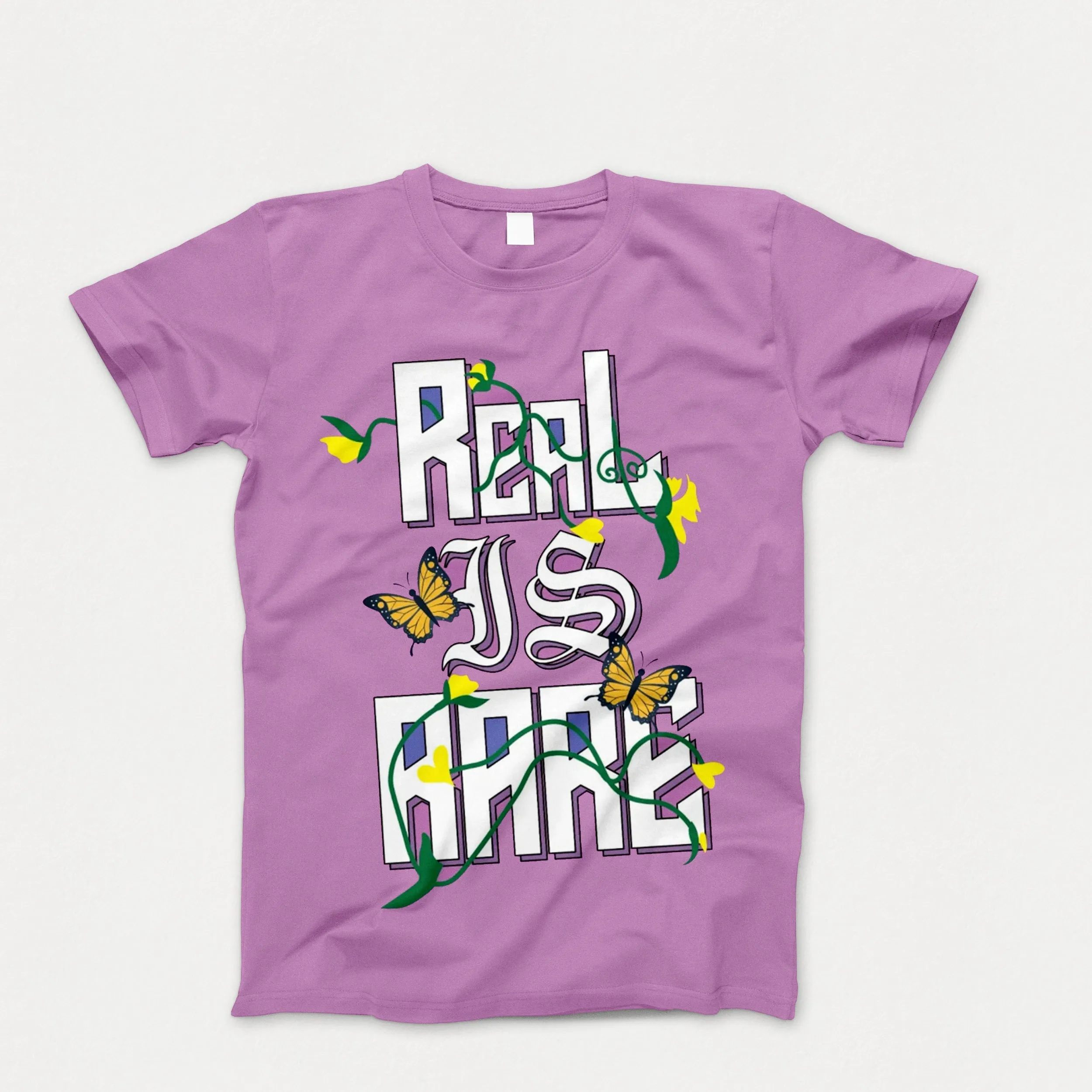 Unisex Adult Real is Rare Tee Shirt