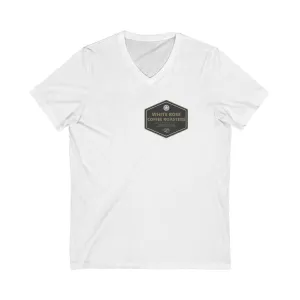 Unisex Jersey Short Sleeve V-Neck Tee