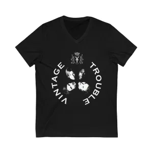 Unisex Jersey Short Sleeve V-Neck Tee