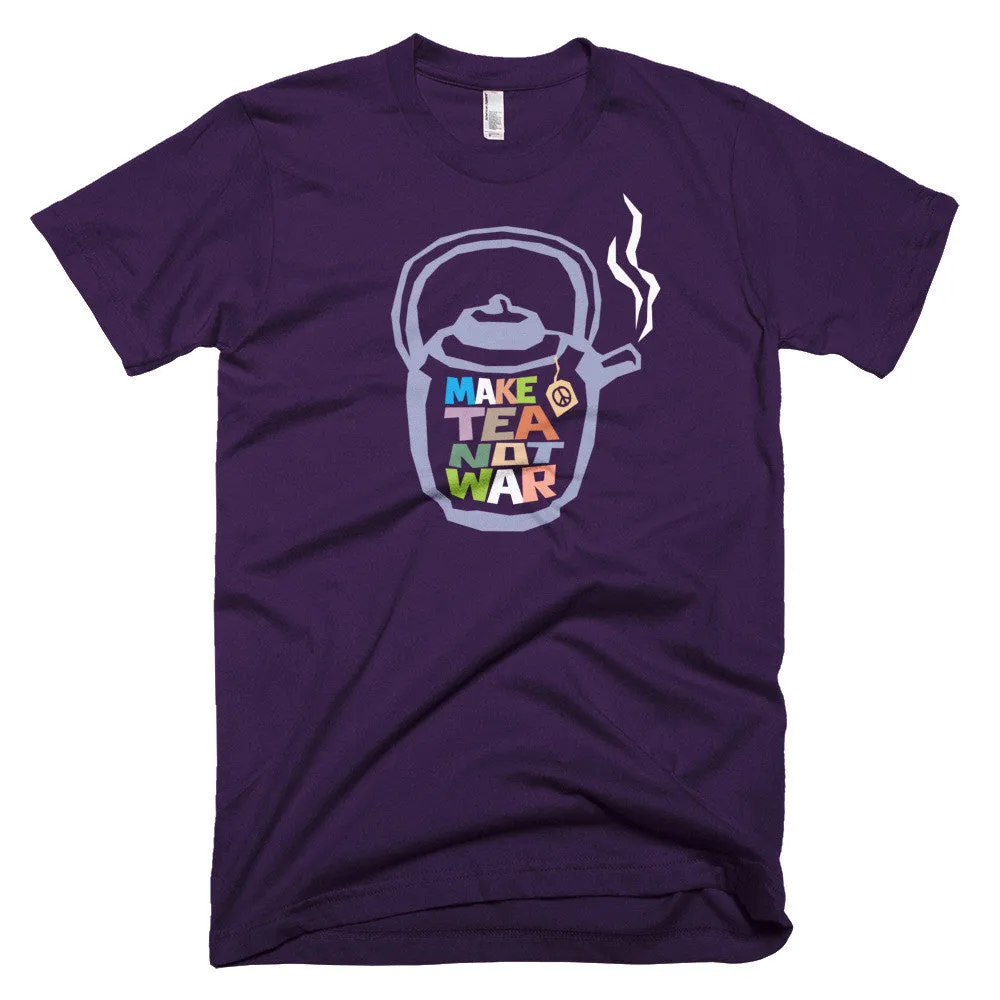 Unisex "Make Tea Not War" Peace Tee Shirt