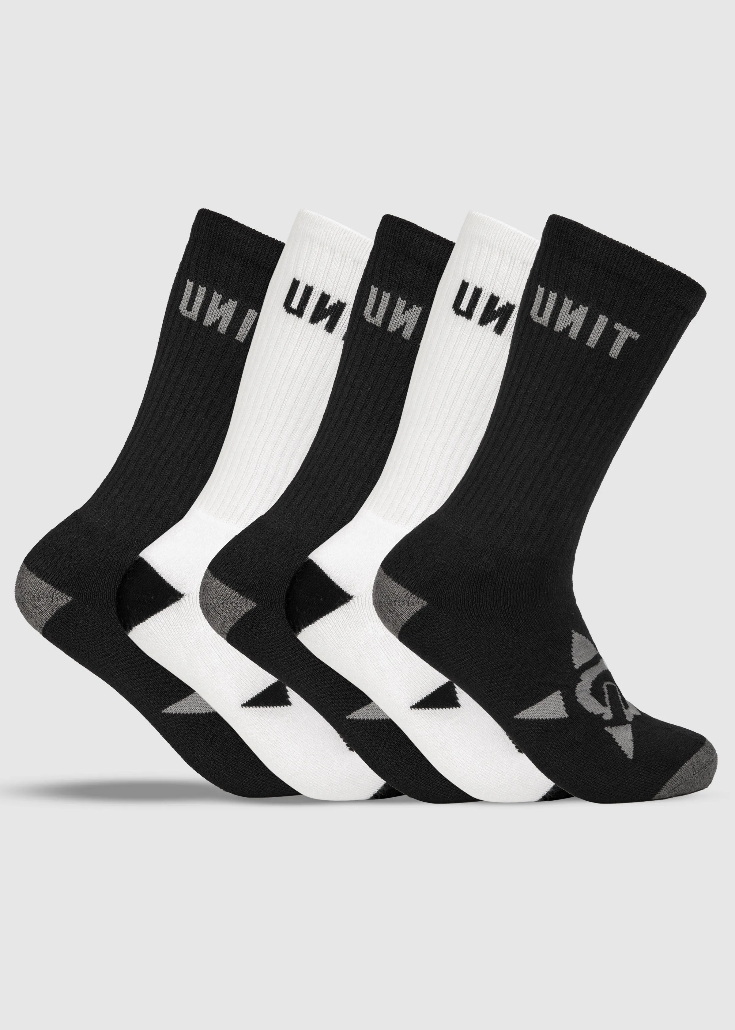UNIT Men's Bamboo Hi-Lux Socks - 5 Pack