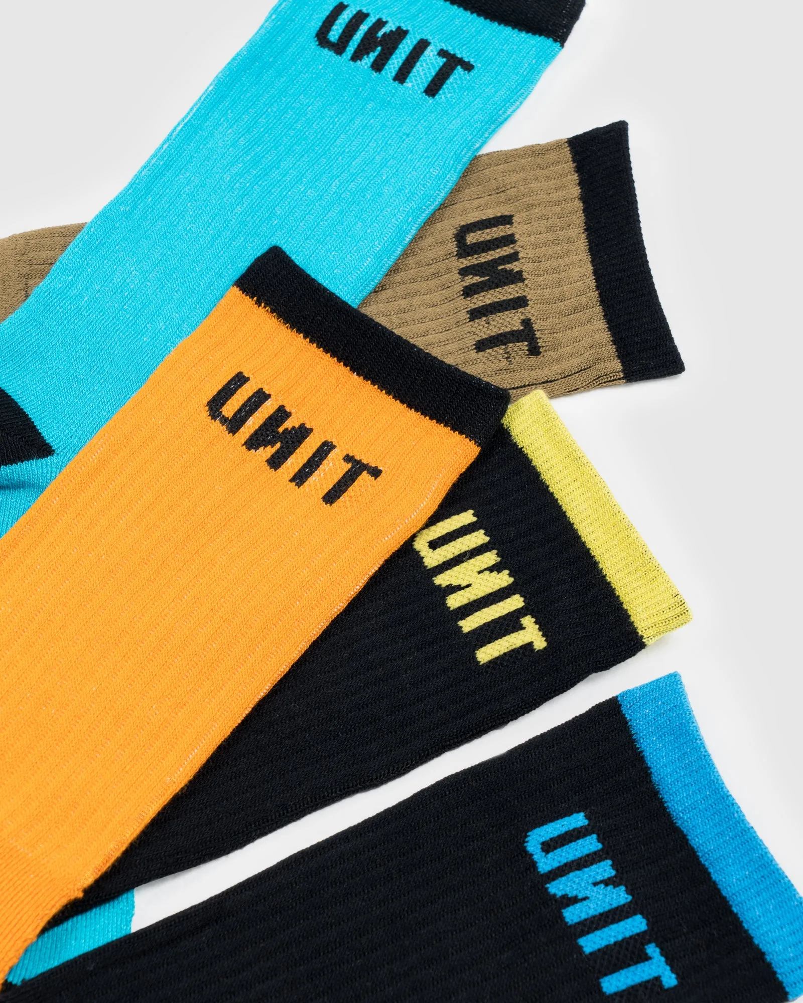 UNIT Men's React Bamboo Hi-Lux Socks - 5 Pack