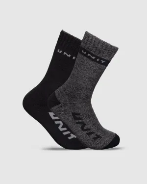 UNIT Task Extra Thick Bamboo Socks 2 Pack