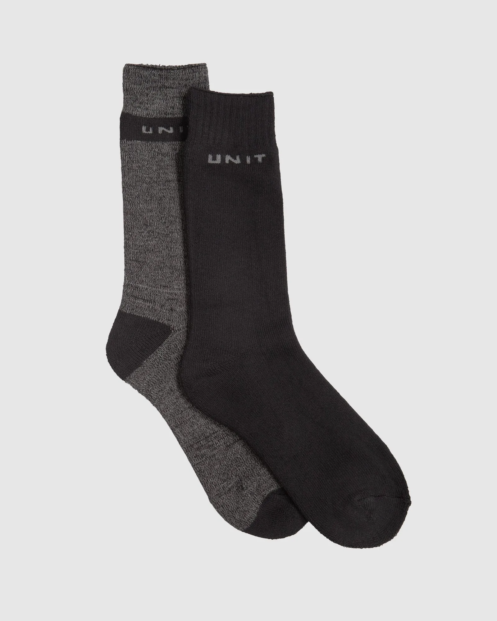 UNIT Task Extra Thick Bamboo Socks 2 Pack