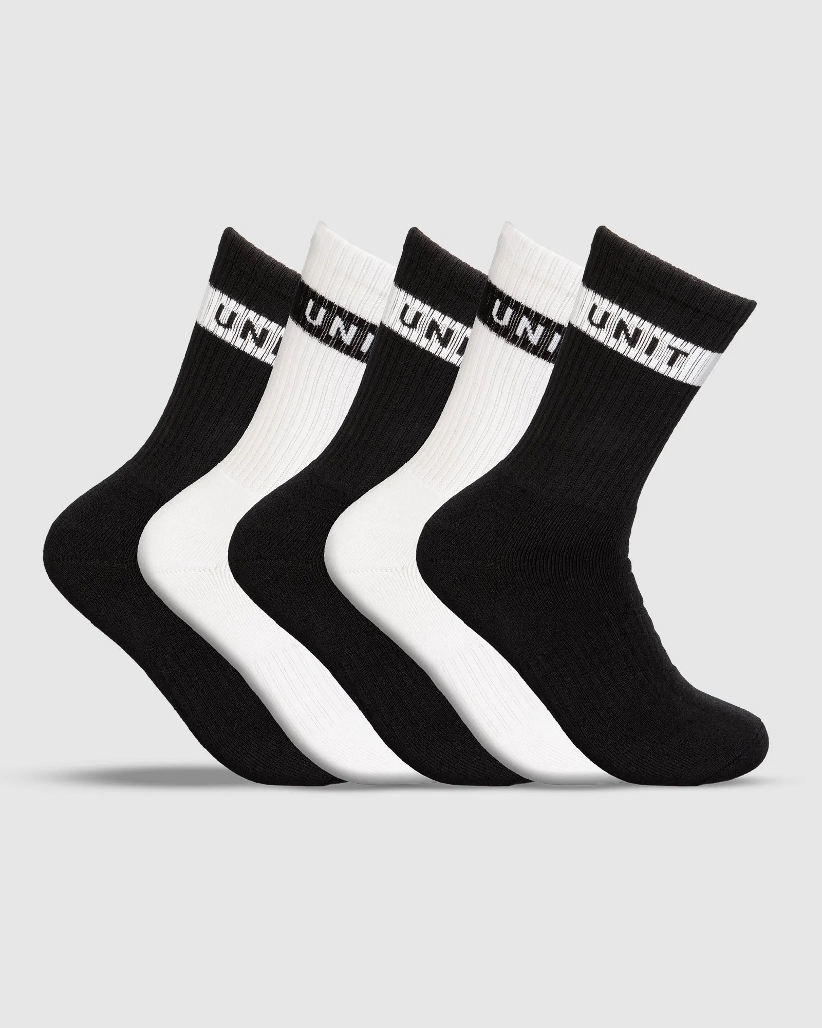 UNIT Wander Ladies Bamboo Hi-Lux Socks - 5 Pack