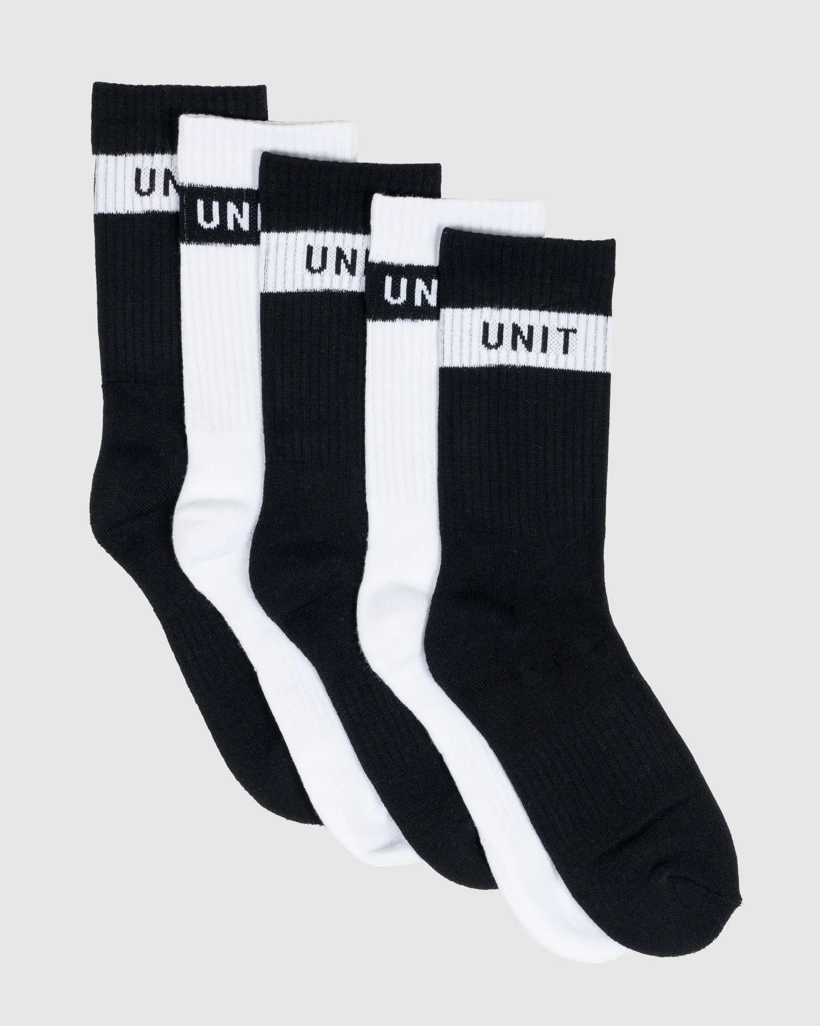 UNIT Wander Ladies Bamboo Hi-Lux Socks - 5 Pack