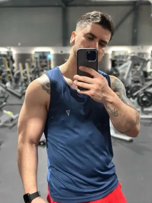 Validate SS Cool Workout Vest Navy