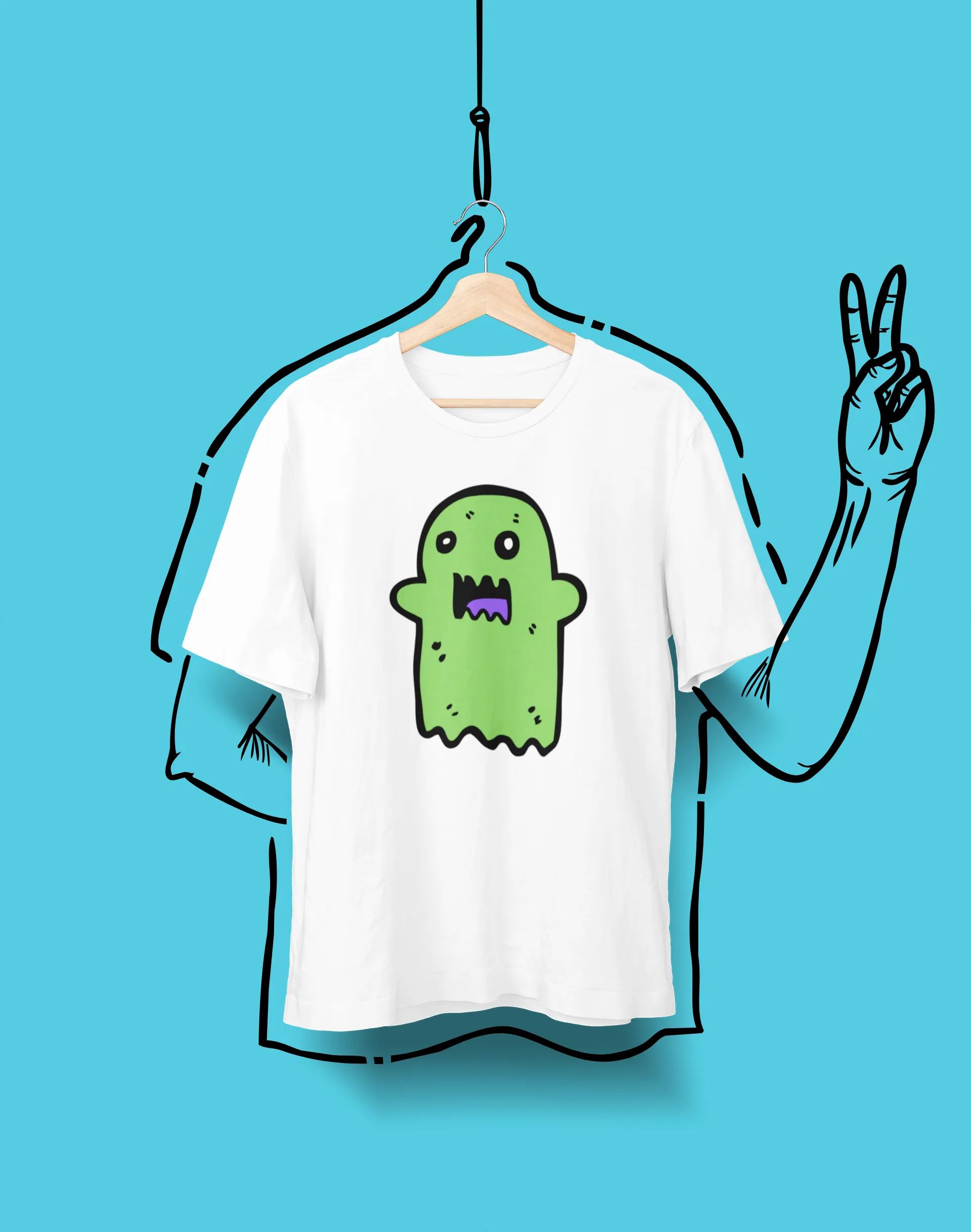 Very Scary Ghost - Cotton Tee