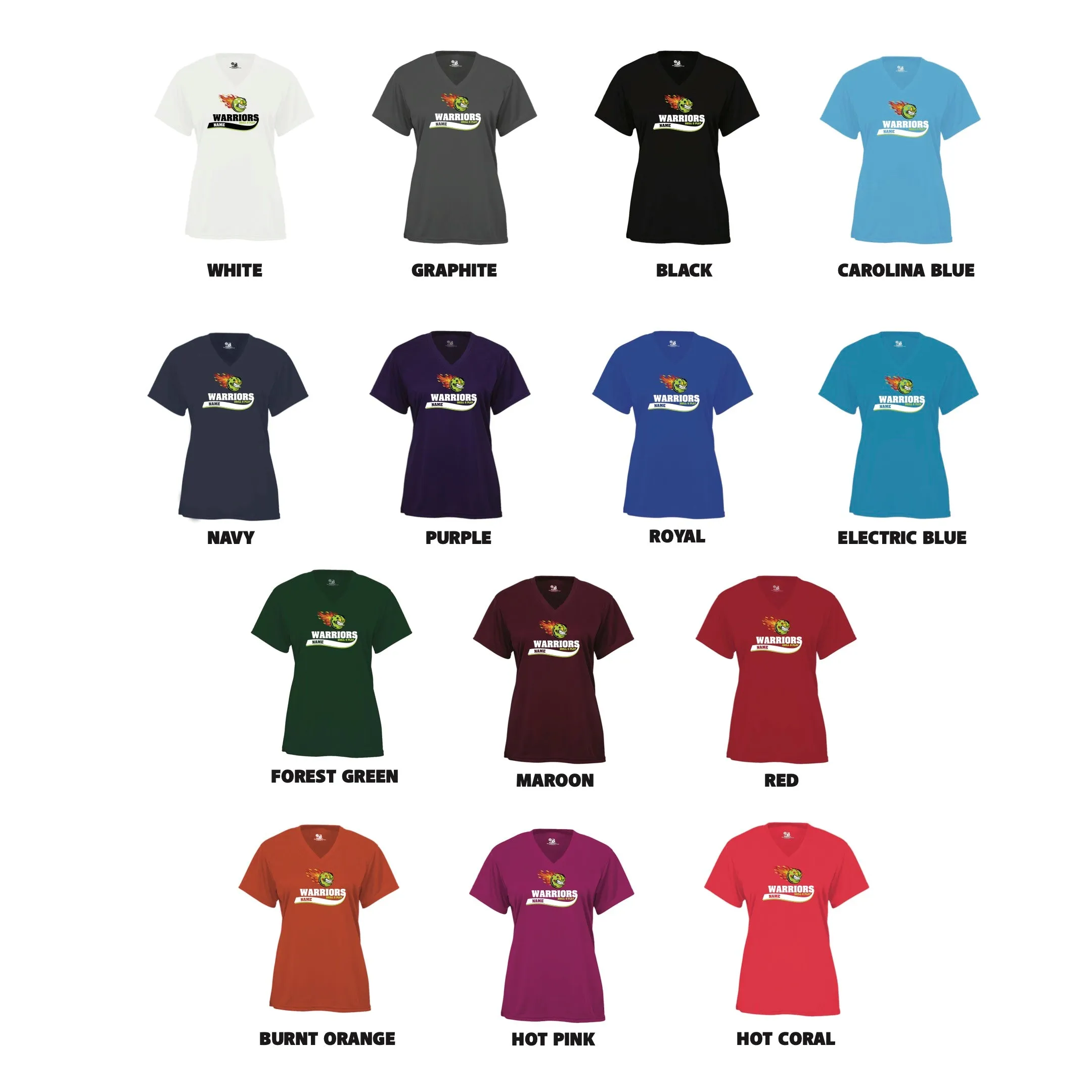 Warriors Ladies Performance T-Shirt