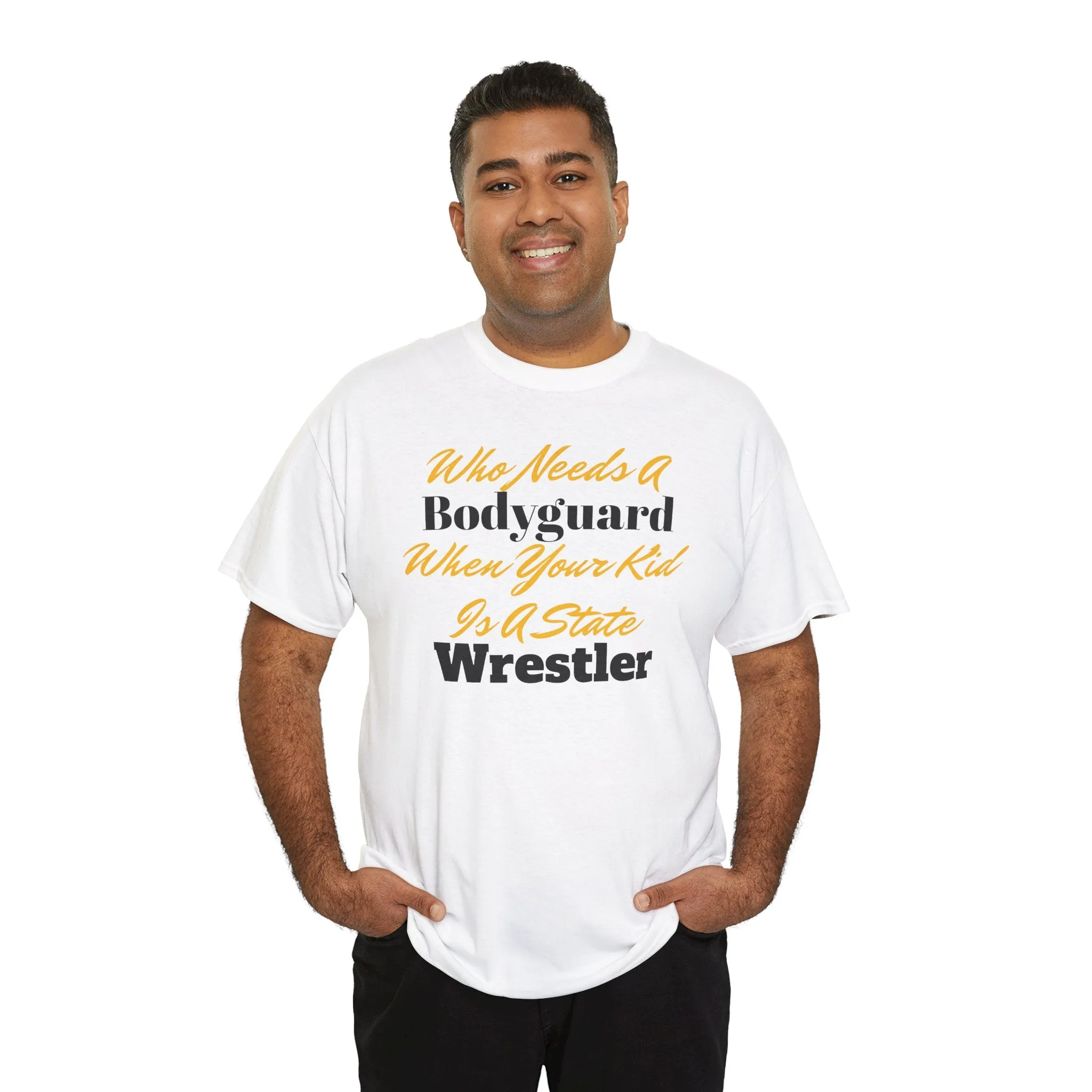 Who Needs A Bodyguard Wrestling Tee