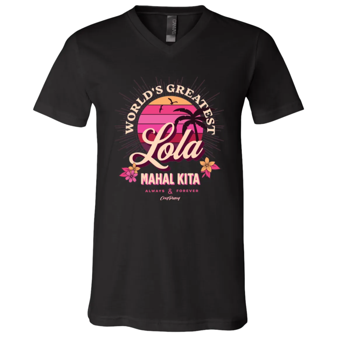 Worlds Greatest Lola Unisex Jersey V-Neck T-Shirt