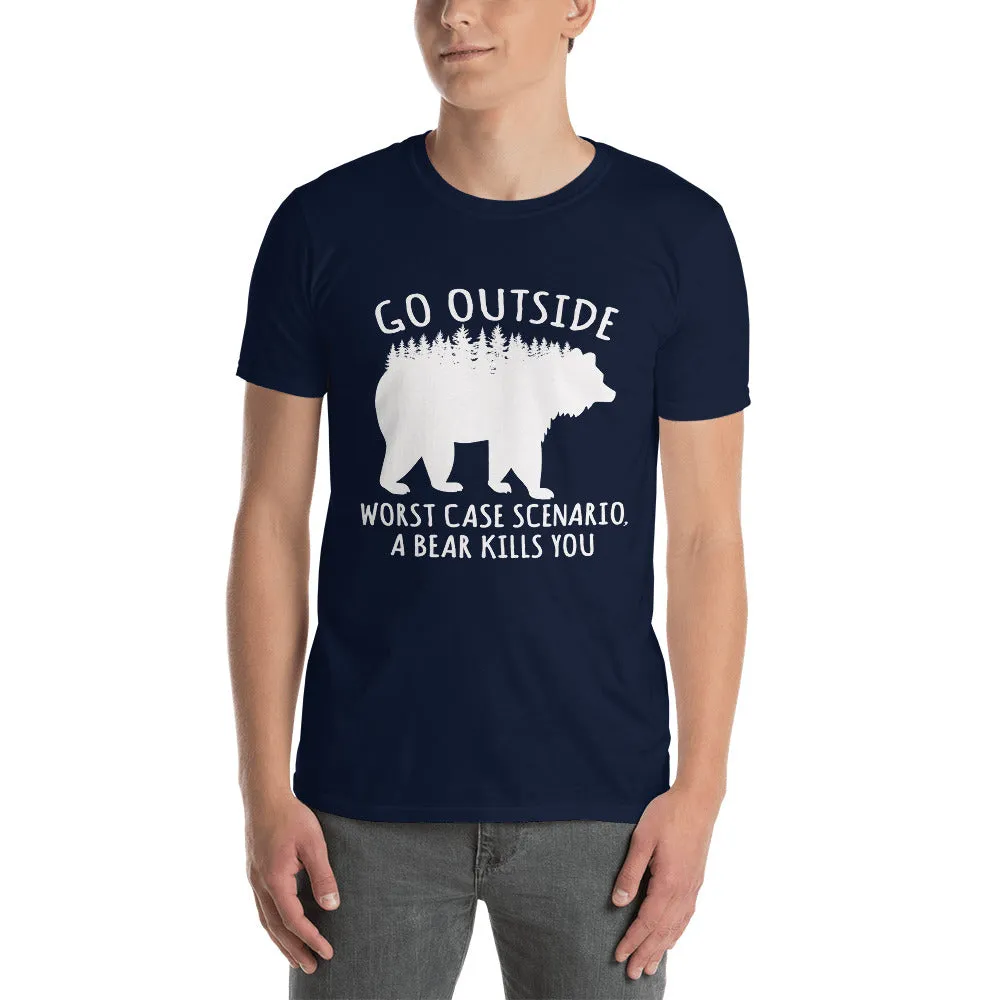 Worst Case a Bear Eats You Men's T-Shirt