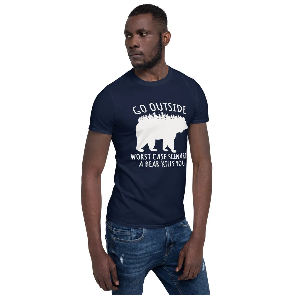 Worst Case a Bear Eats You Men's T-Shirt