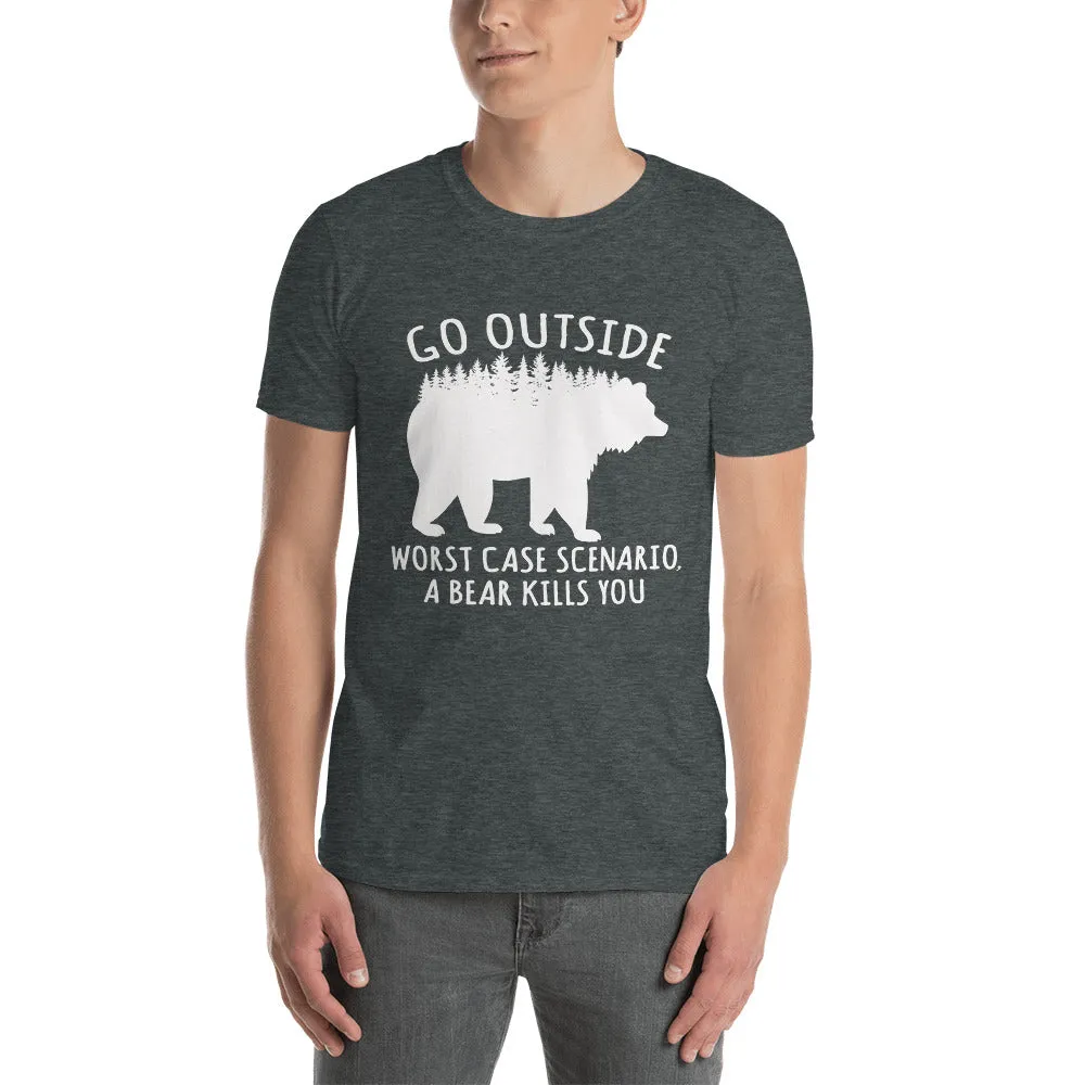Worst Case a Bear Eats You Men's T-Shirt