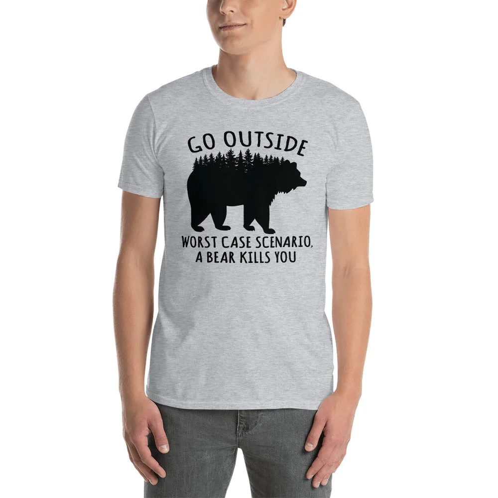 Worst Case a Bear Eats You Men's T-Shirt