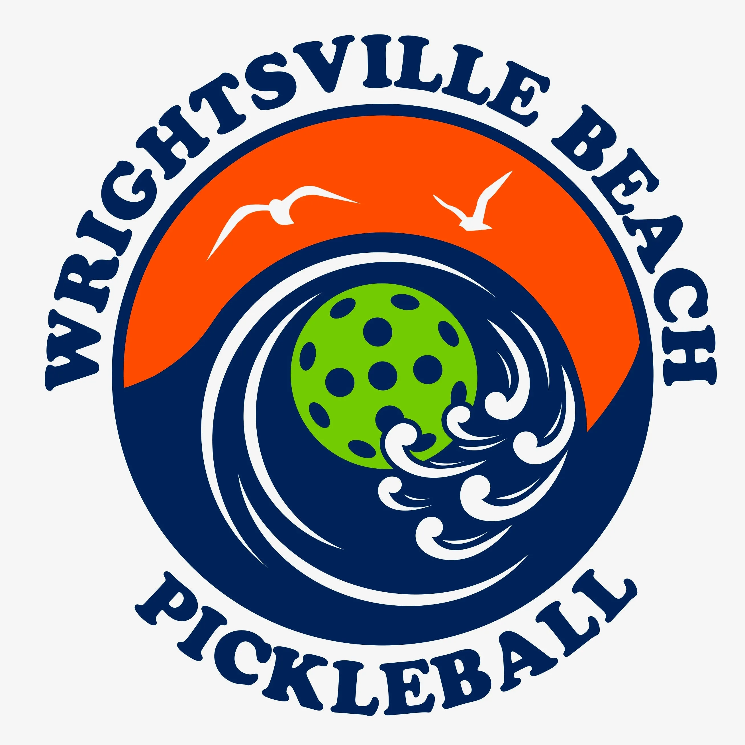 Wrightsville Beach Pickleball Ladies Performance T-Shirt - Front Chest AND Back Logo