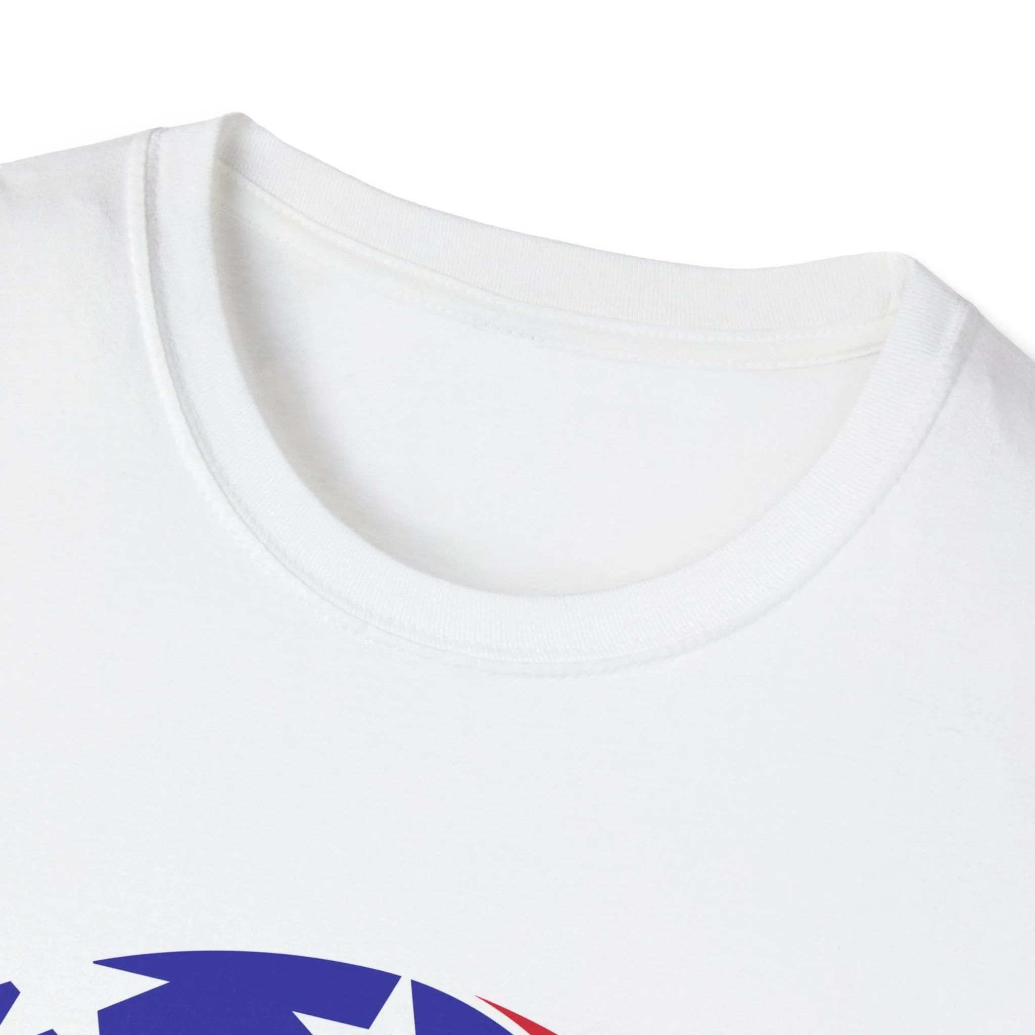 Yin YANG American flag Unisex Softstyle T-Shirt