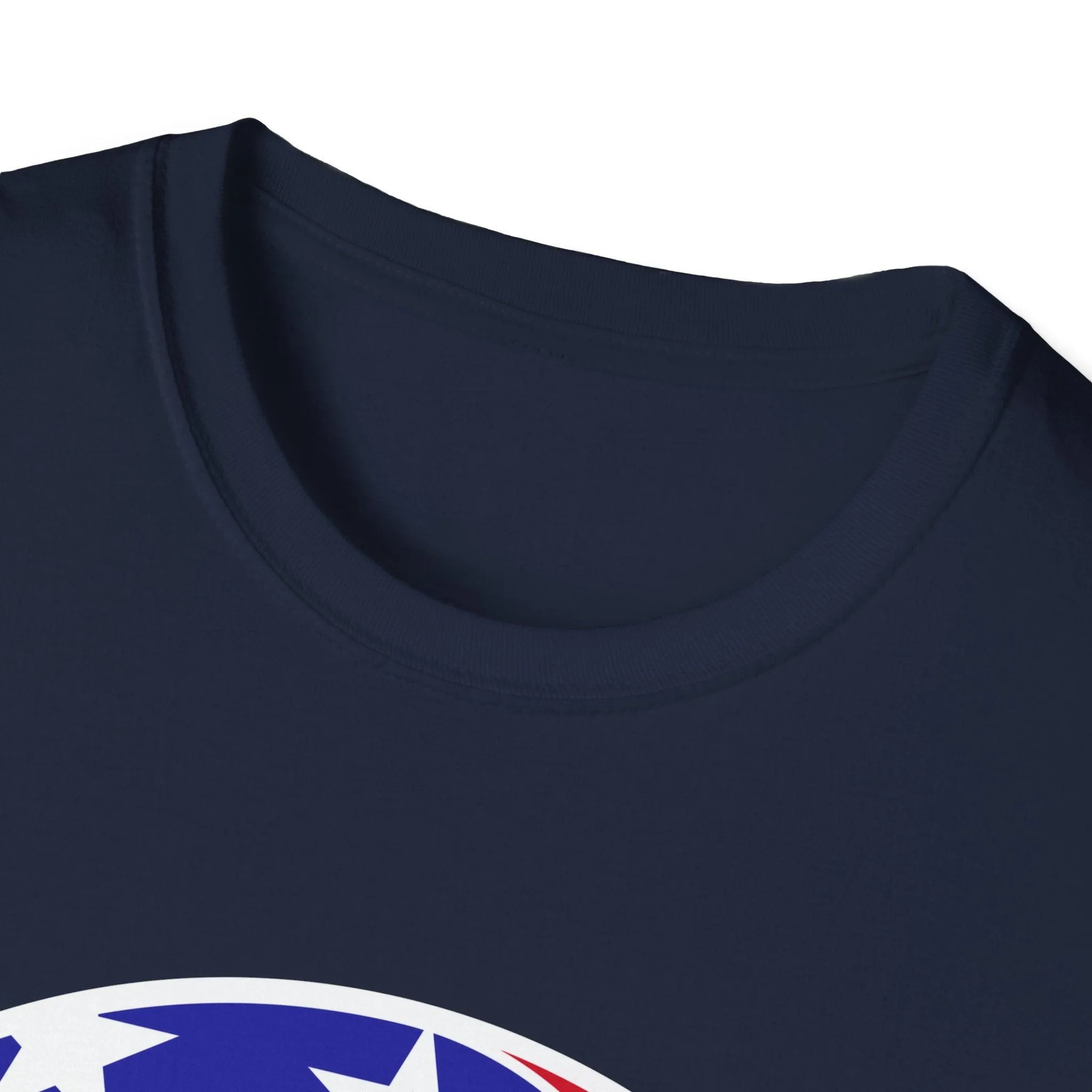 Yin YANG American flag Unisex Softstyle T-Shirt