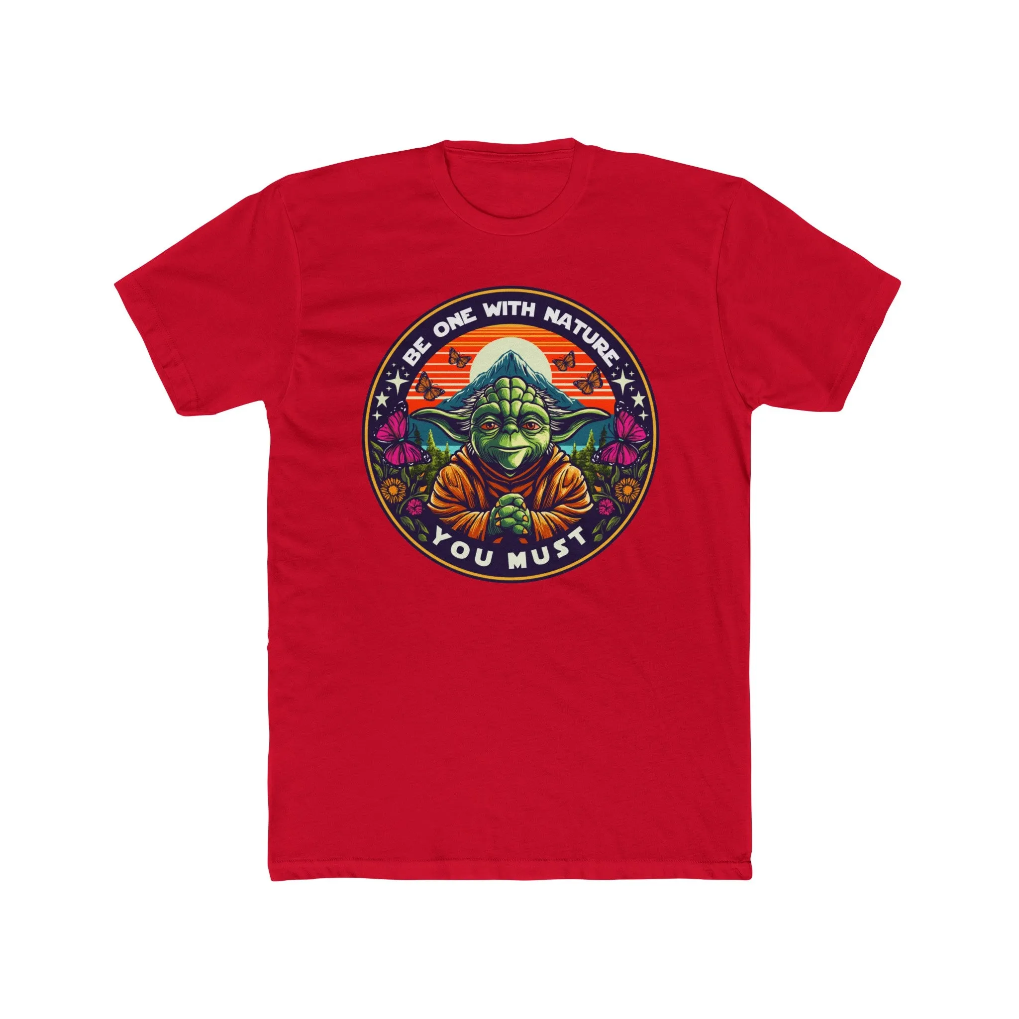 Yoda Nature On Next Level T-Shirt
